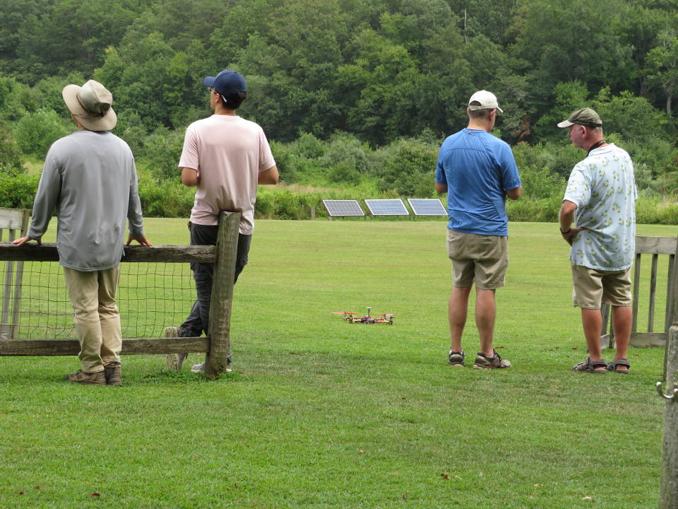 QQuad getting ready for flight