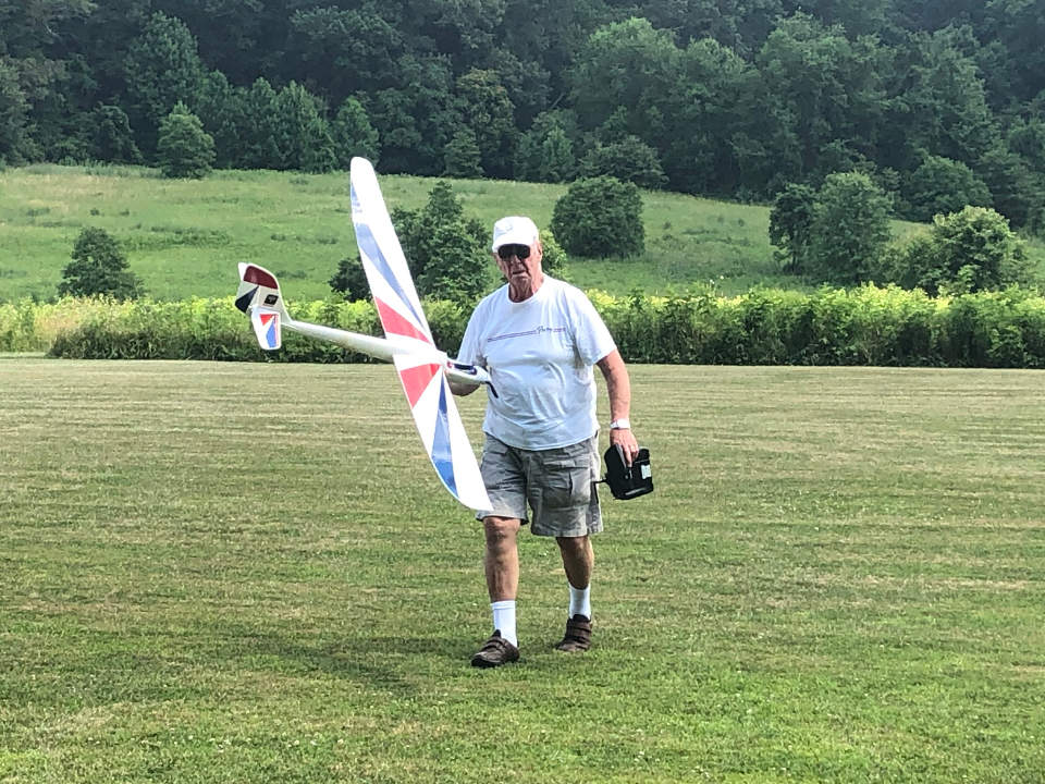 John retrieves his plane