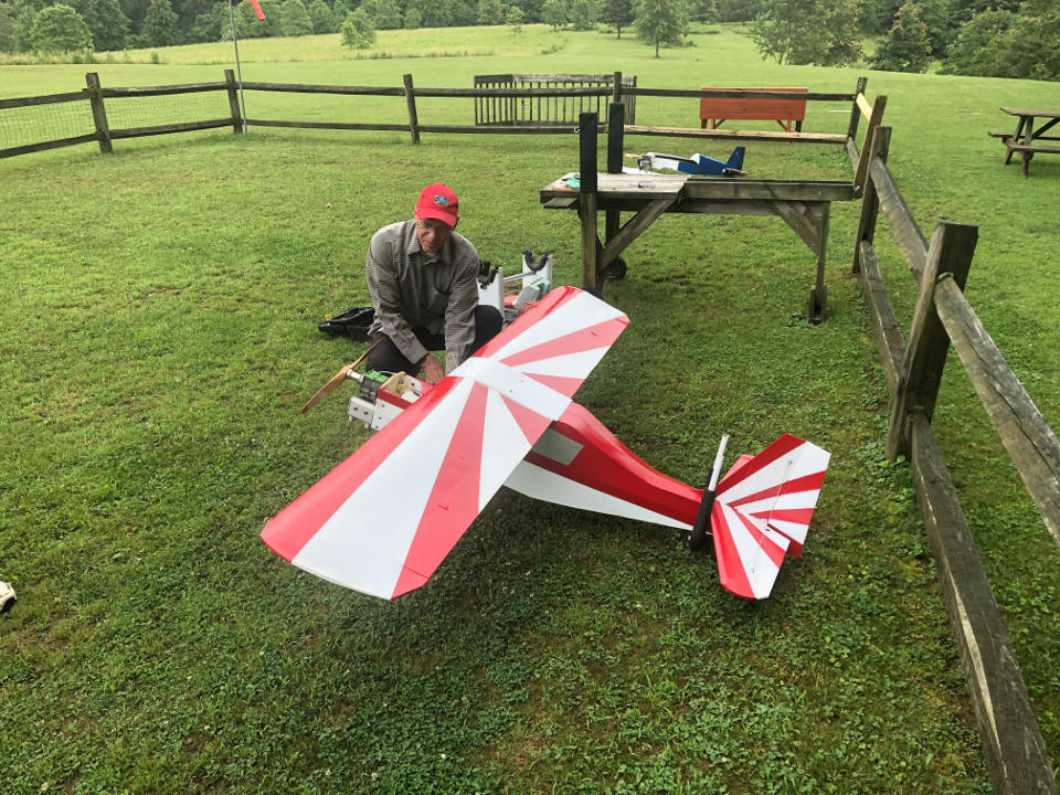 Paul readies the Citabria