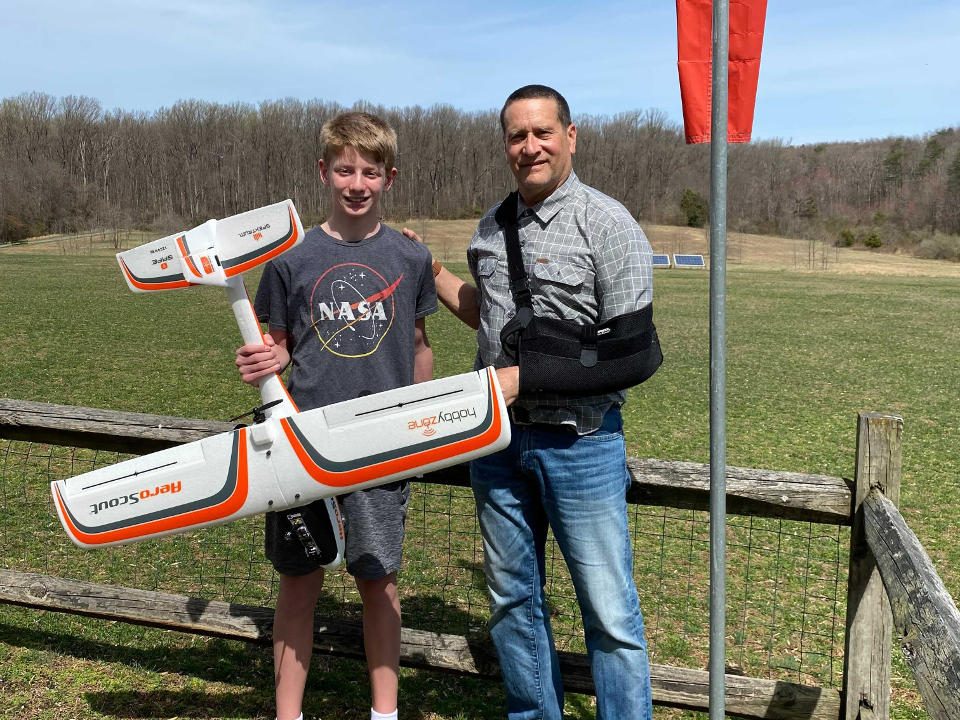 New qualified pilot Aiden