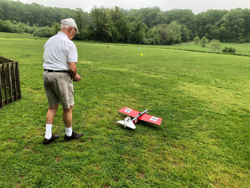 John readies his simple scout