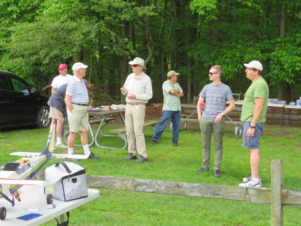 Club members talking